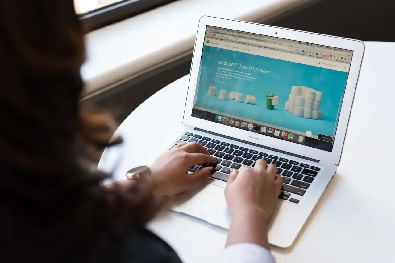 An audit on a laptop
