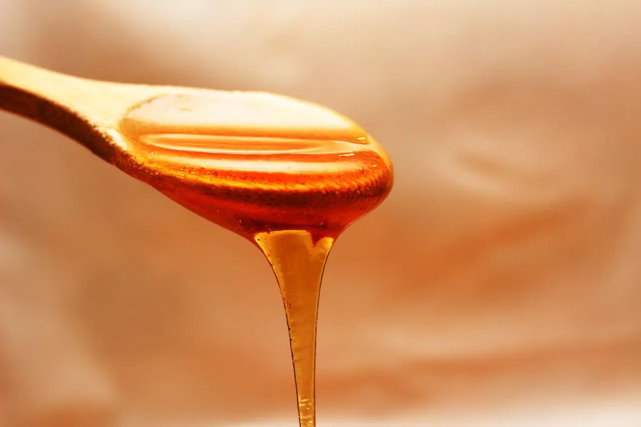 Honey close up